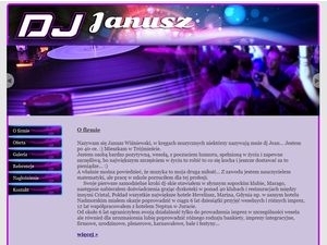 DJ Janusz - obsługa różnego rodzaju imprez o charakterze rozrywkowym